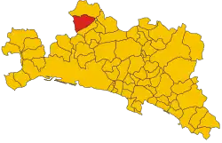 Localisation de Ronco Scrivia