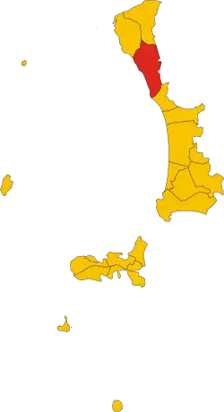 Localisation de Rosignano Marittimo