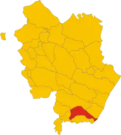 Localisation de Rotondella