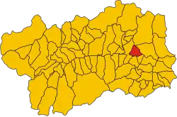 Localisation de Saint-Vincent