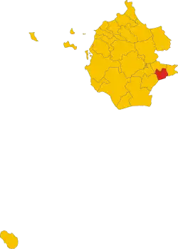 Localisation de Salaparuta