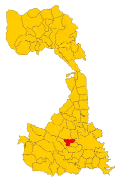 Localisation de Salasco