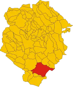 Localisation de Salussola