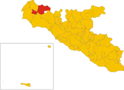 Localisation de Sambuca di Sicilia