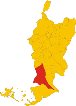 Localisation de San Canzian d'Isonzo