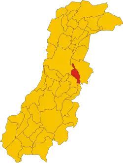 Localisation de San Cesario sul Panaro