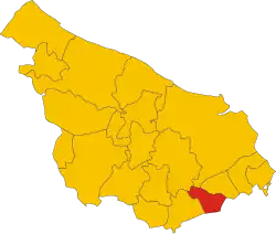 Localisation de San Donaci