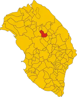 Localisation de San Donato di Lecce