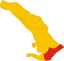 Localisation de San Dorligo della Valle