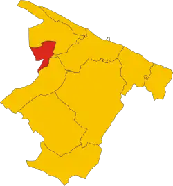 Localisation de San Ferdinando di Puglia