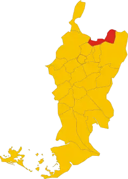 Localisation de San Floriano del Collio