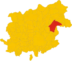 Localisation de San Giorgio La Molara