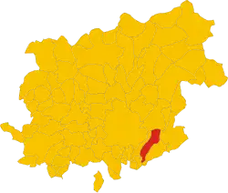 Localisation de San Giorgio del Sannio