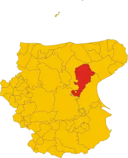 Localisation de San Giovanni Rotondo