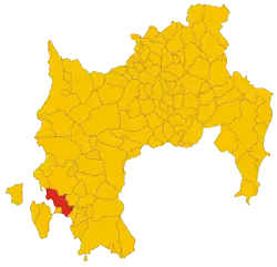 Localisation de San Giovanni Suergiu