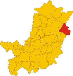 Localisation de San Godenzo