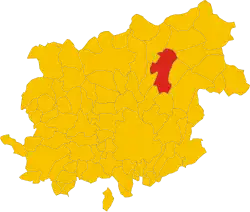 Localisation de San Marco dei Cavoti