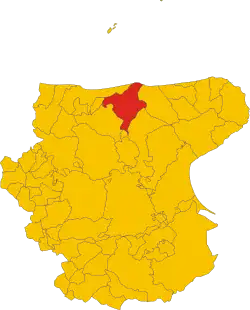 Localisation de San Nicandro Garganico