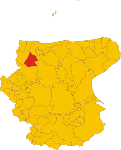 Localisation de San Paolo di Civitate