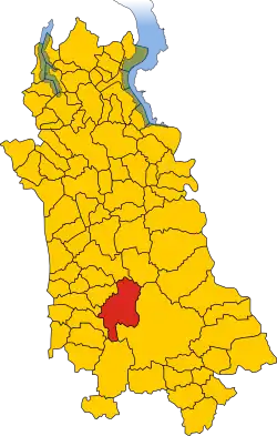 Localisation de San Pietro Mosezzo