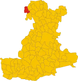 Localisation de San Pietro in Gu