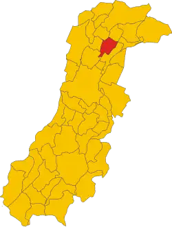 Localisation de San Prospero