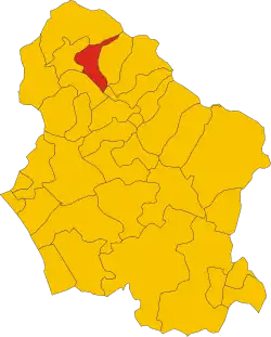 Localisation de San Romano in Garfagnana