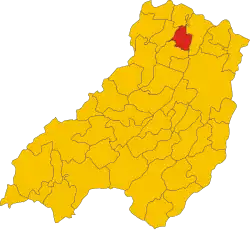 Localisation de San Secondo Parmense