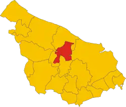 Localisation de San Vito dei Normanni