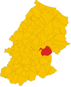 Localisation de Sant'Elia a Pianisi