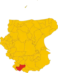 Localisation de Sant'Agata di Puglia