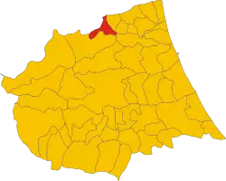 Localisation de Sant'Egidio alla Vibrata