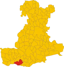 Localisation de Sant'Urbano