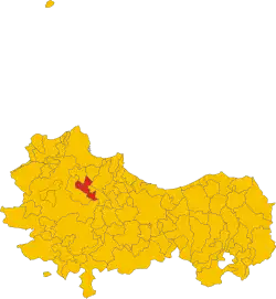 Localisation de Santa Cristina Gela