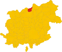 Localisation de Santa Croce del Sannio