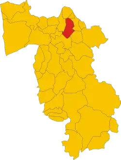 Localisation de Santa Maria a Monte