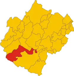 Localisation de Santa Sofia