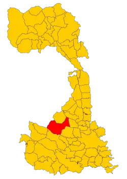 Localisation de Santhià