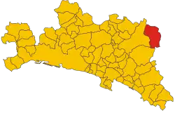 Localisation de Saint-Stéphane-d'Aveto