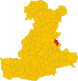 Localisation de Saonara