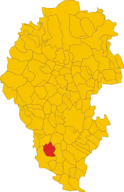 Localisation de Sarego