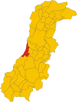 Localisation de Sassuolo