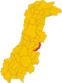 Localisation de Savignano sul Panaro