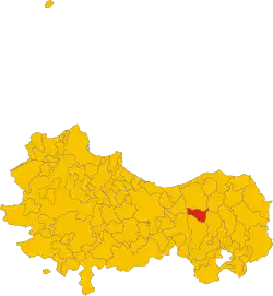 Localisation de Scillato