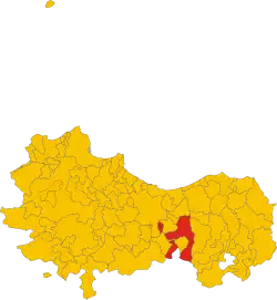 Localisation de Sclafani Bagni