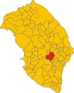 Localisation de Scorrano