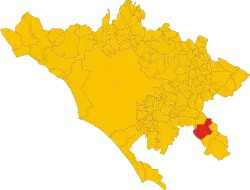 Localisation de Segni