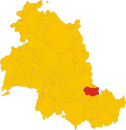 Localisation de Sellano