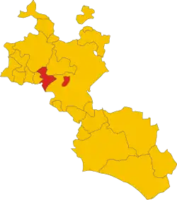 Localisation de Serradifalco