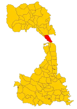 Localisation de Serravalle Sesia